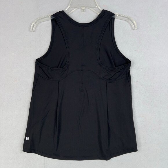 Lululemon Shirt Womens 4* Black Essential Tank Train Minimal Athleisure Workout - Picture 5 of 12